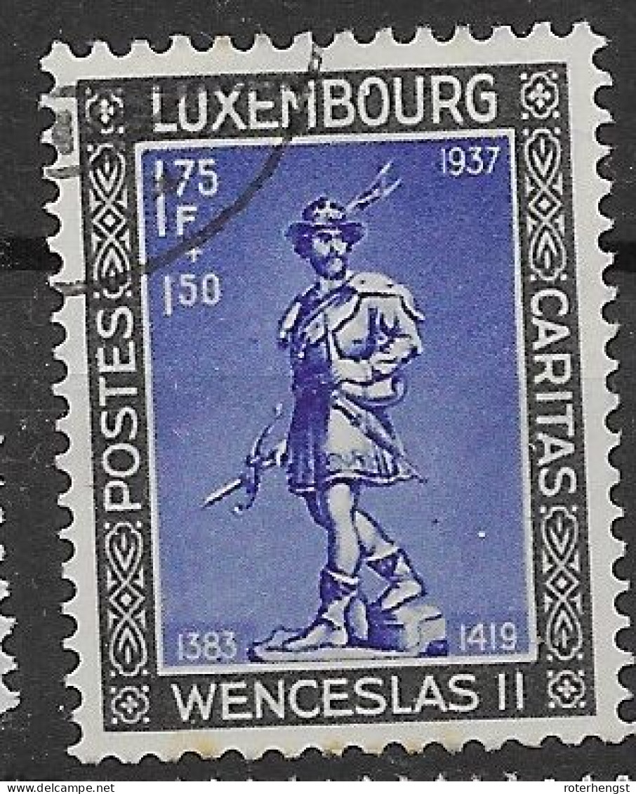 Luxembourg VFU 1937 20 Euros - Usati