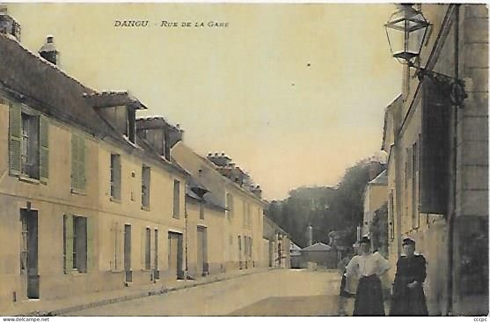 CPA Dangu Rue De La Gare - Dangu