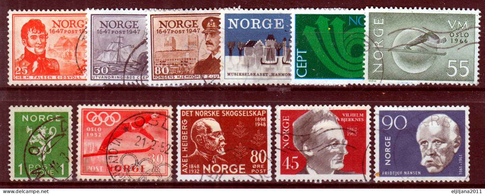 Action !! SALE !! 50 % OFF !! ⁕ Norway / NORGE 1938 - 1966 ⁕ Nice Collection / Lot ⁕ 32v Used - See Scan - Collections