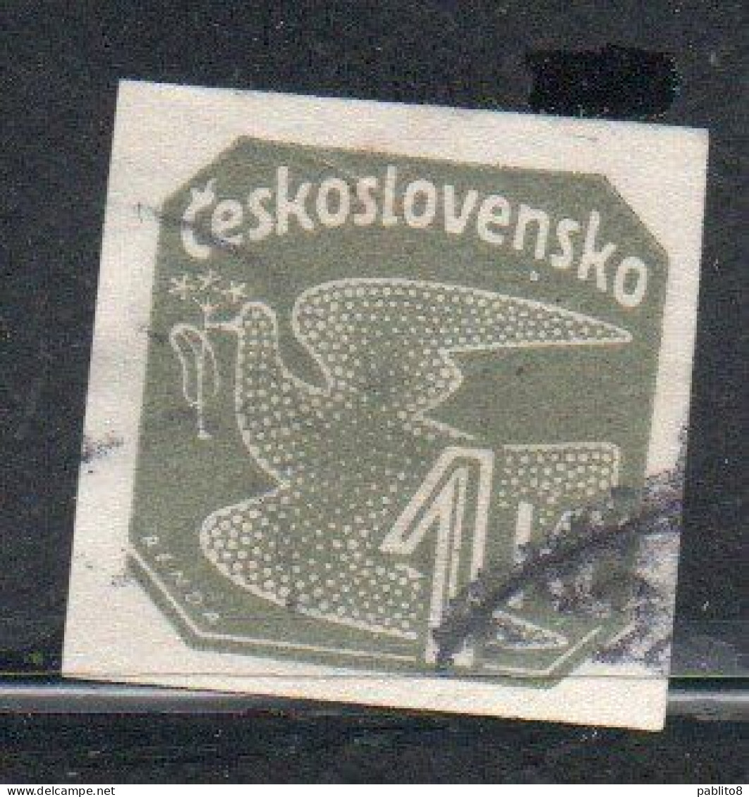 CZECH CECA CZECHOSLOVAKIA CESKA CECOSLOVACCHIA 1937 NEWSPAPER STAMP CARRIER PIGEON 1k USED USATO OBLITERE' - Francobolli Per Giornali