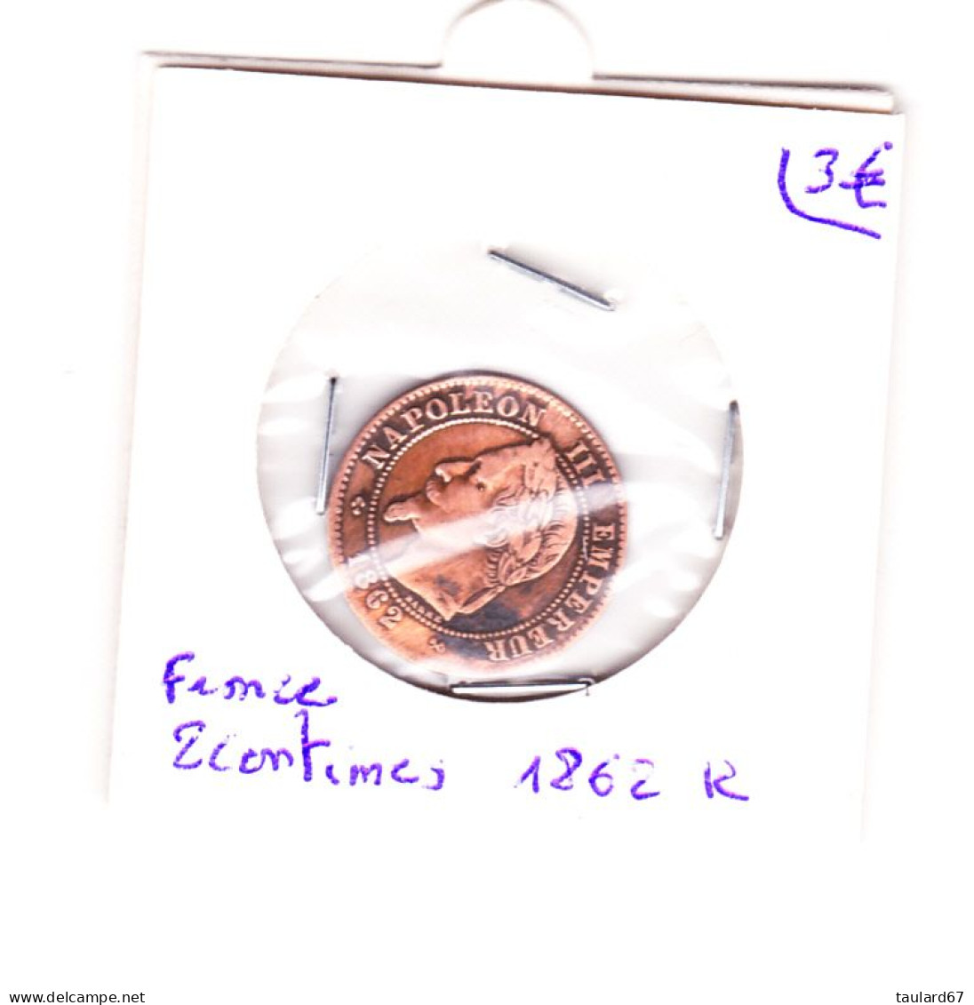 France 2 Centimes 1862 R - 2 Centimes