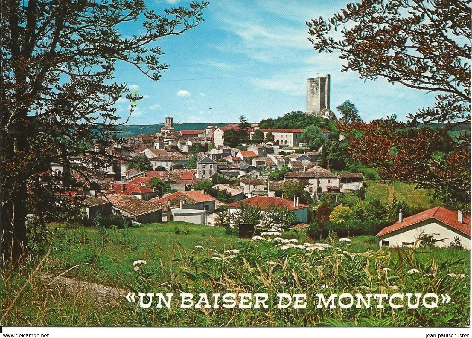 46 -  Un Baiser De Montcuq ** CPM  Vierge ** - Montcuq