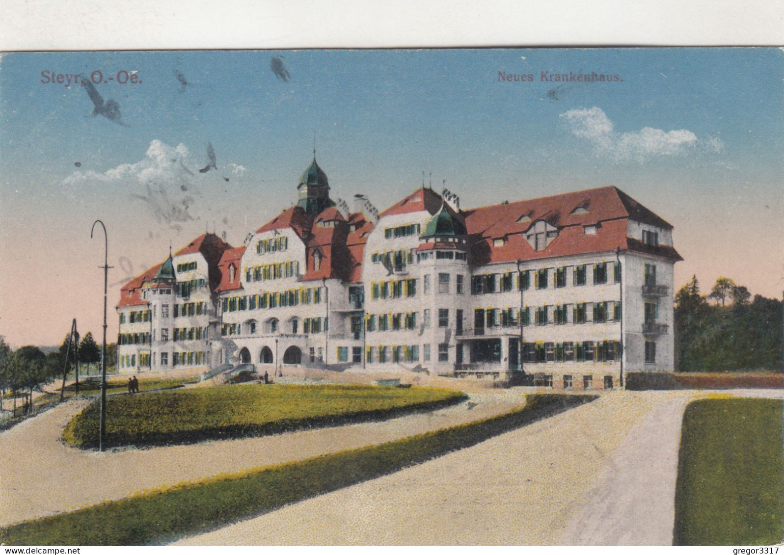 D6314) STEYR - OÖ - Neues Krankenhaus ALT ! 1919 - Steyr