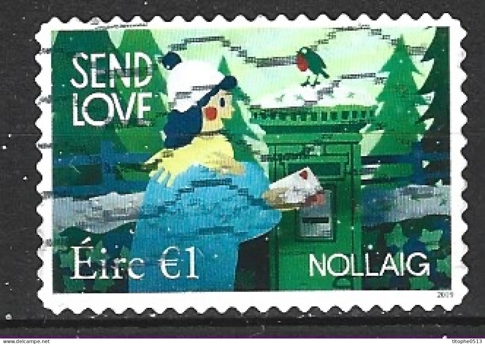 IRLANDE. Timbre De 2019 Oblitéré. Love. - Used Stamps