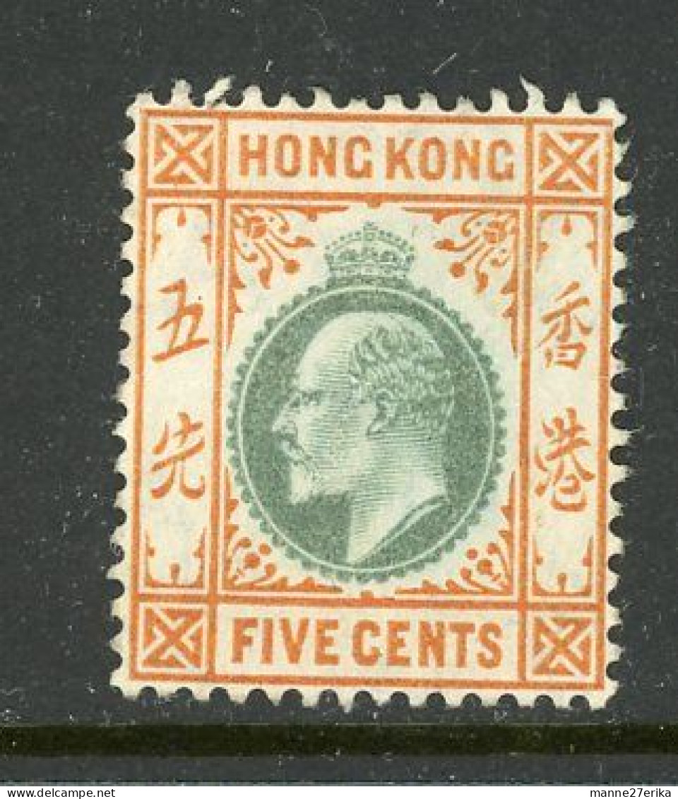-HongKong-1904-"King Edward VII" (*) - Neufs