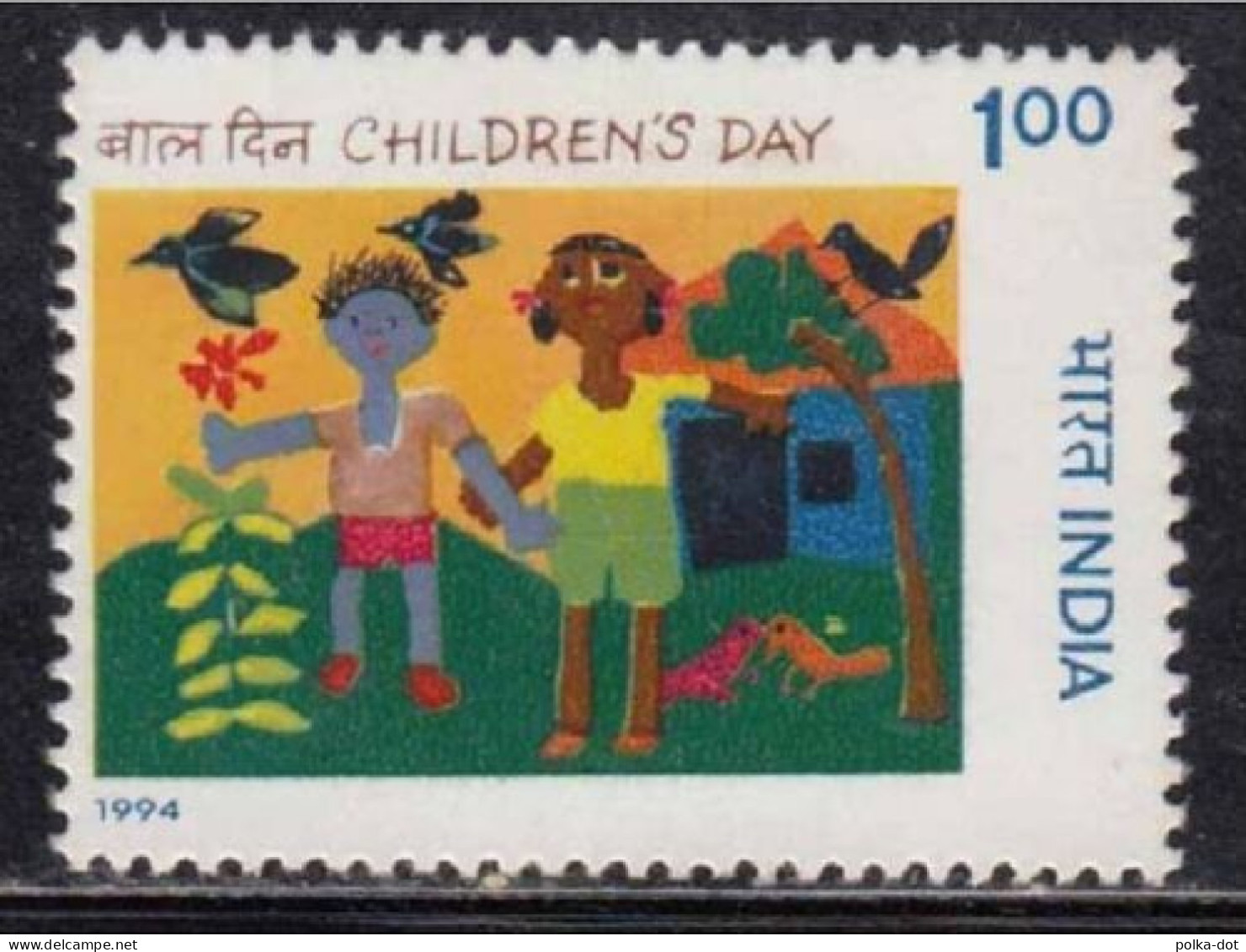 INDIA 1994 CHILDREN'S DAY PAINTING  MNH - Ongebruikt