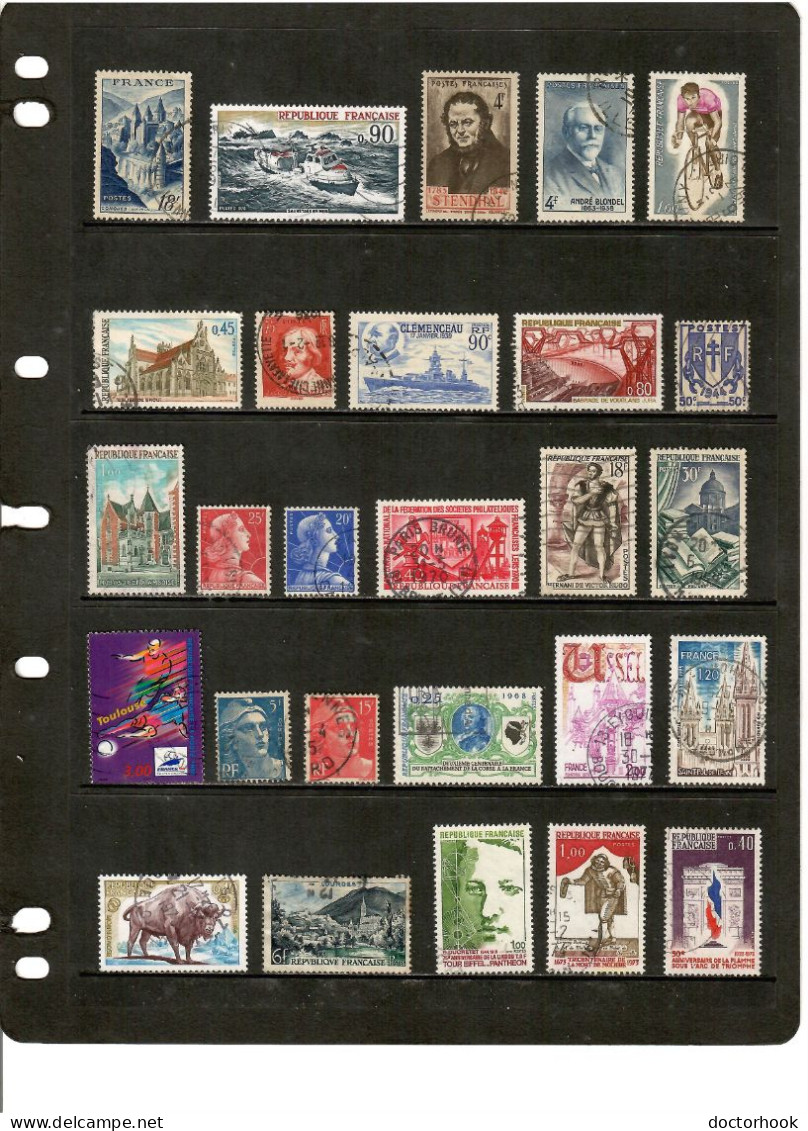 FRANCE---Collection Of USED DL-1228 - Collections (sans Albums)