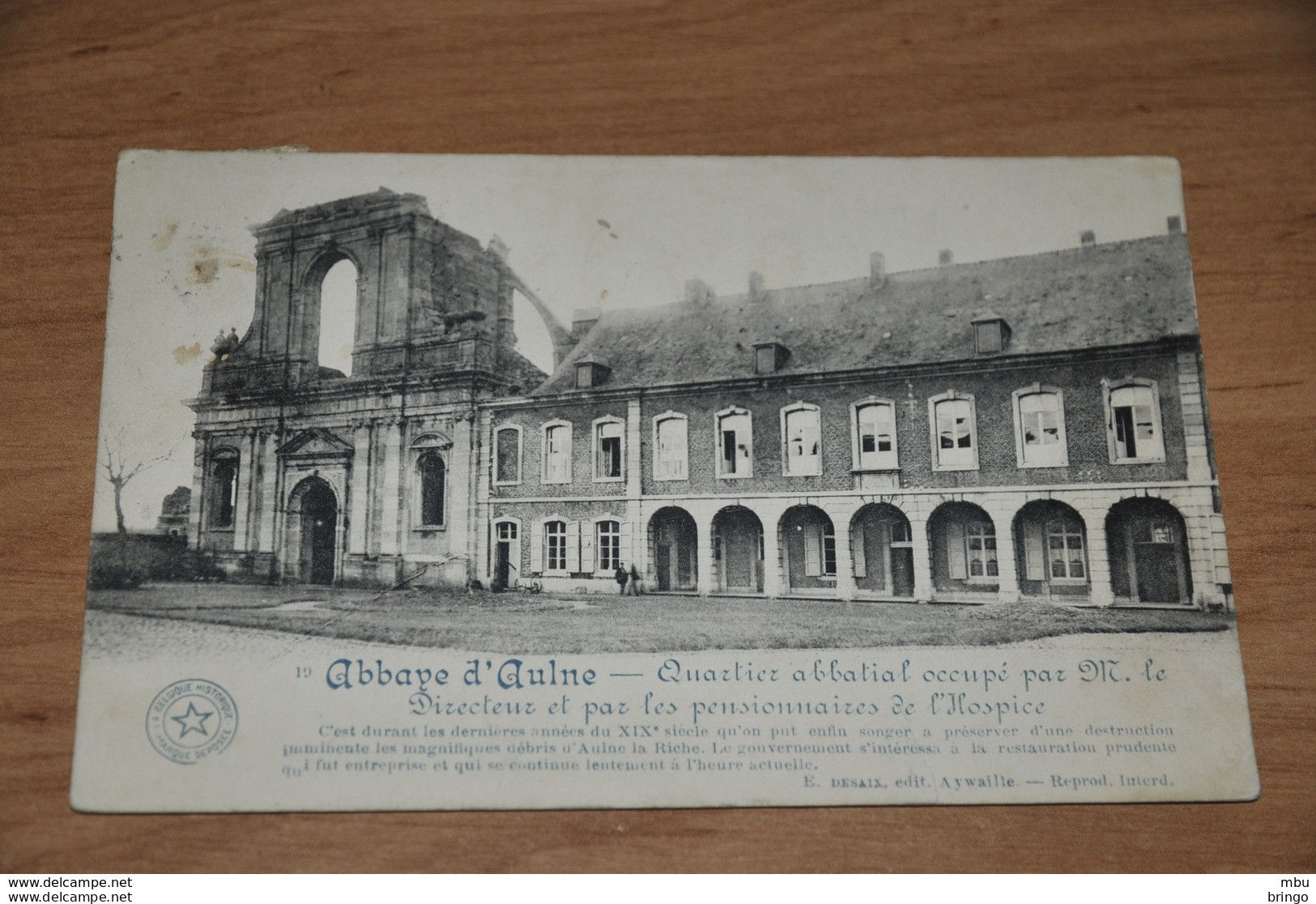 A3254   Abbaye D'Aulne   Quartier Abbatial Occupé Par M. Le Directeur Et Par Les Pensionnaires De L'Hospice - 1912 - Thuin