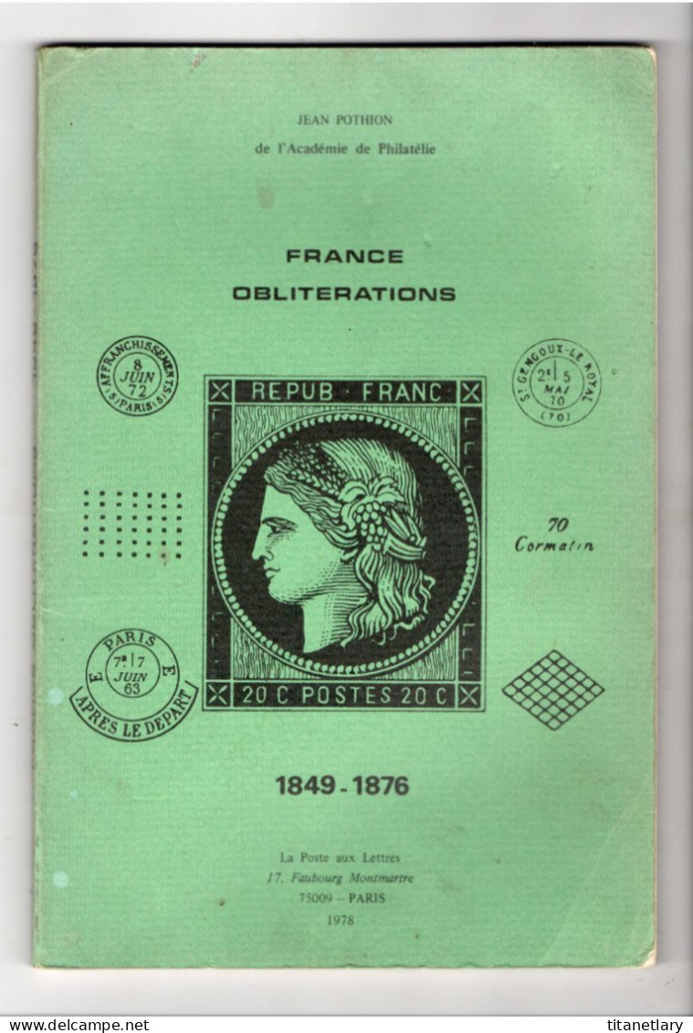 POTHION Jean - France Oblitérations 1849-1876 - France