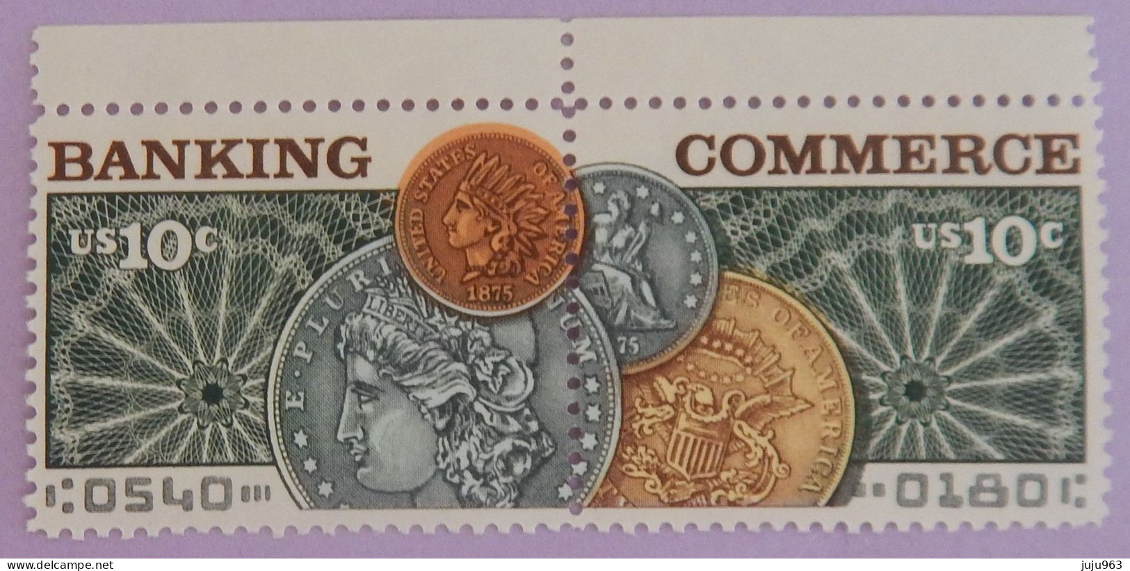USA MI 1187/1188 NEUFS** MNH "LES BANQUES ET LE COMMERCE" ANNÉE 1975 - Unused Stamps