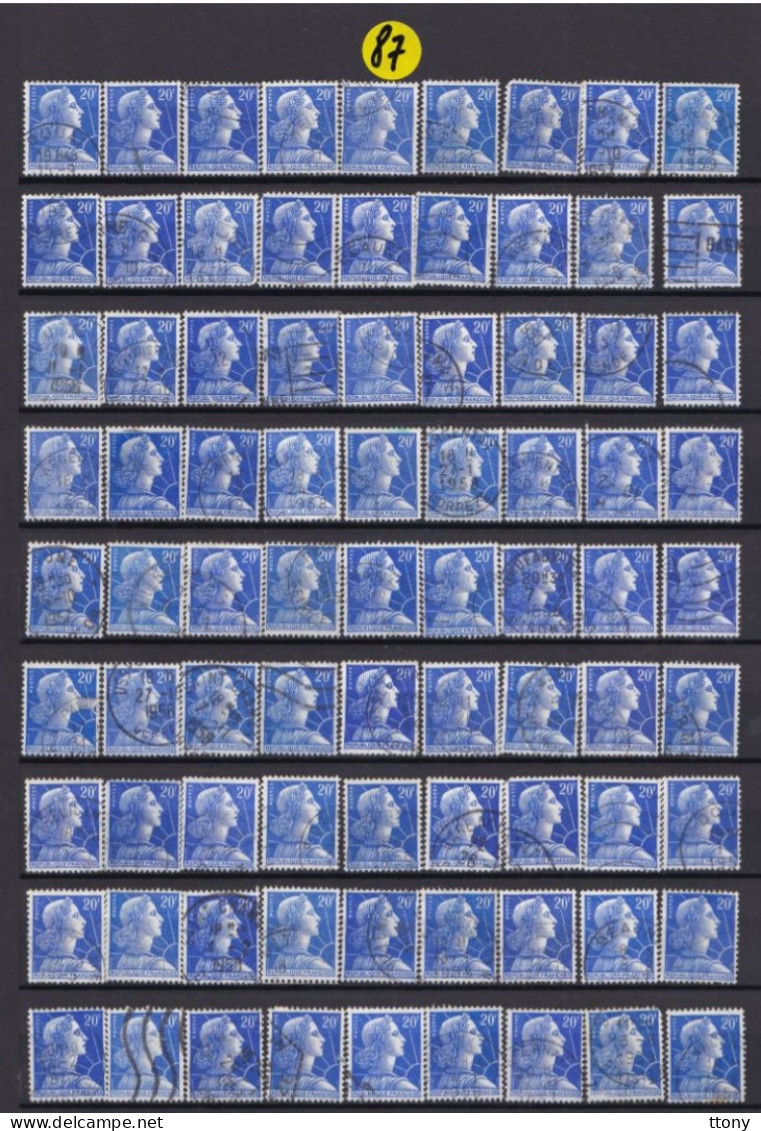 81    Timbres Oblitérés    N° 1011B      20 F    Marianne De   Muller - 1955-1961 Marianne (Muller)