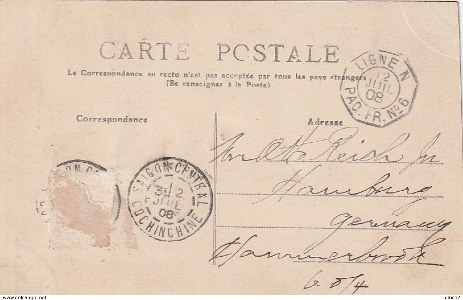 AK Une Bonzesse Annamite De La Cour De Hué - 1908 (65597) - Asie