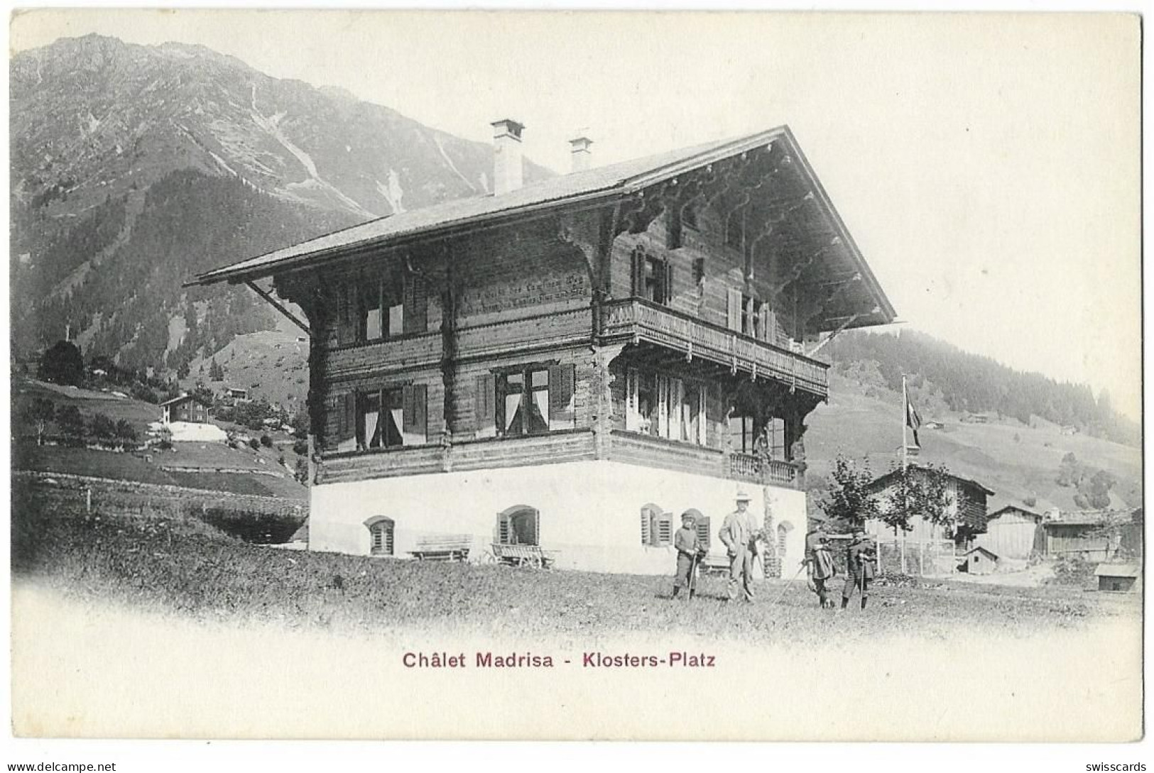 KLOSTERS: Chalet Madrisa Animiert ~1900 - Klosters