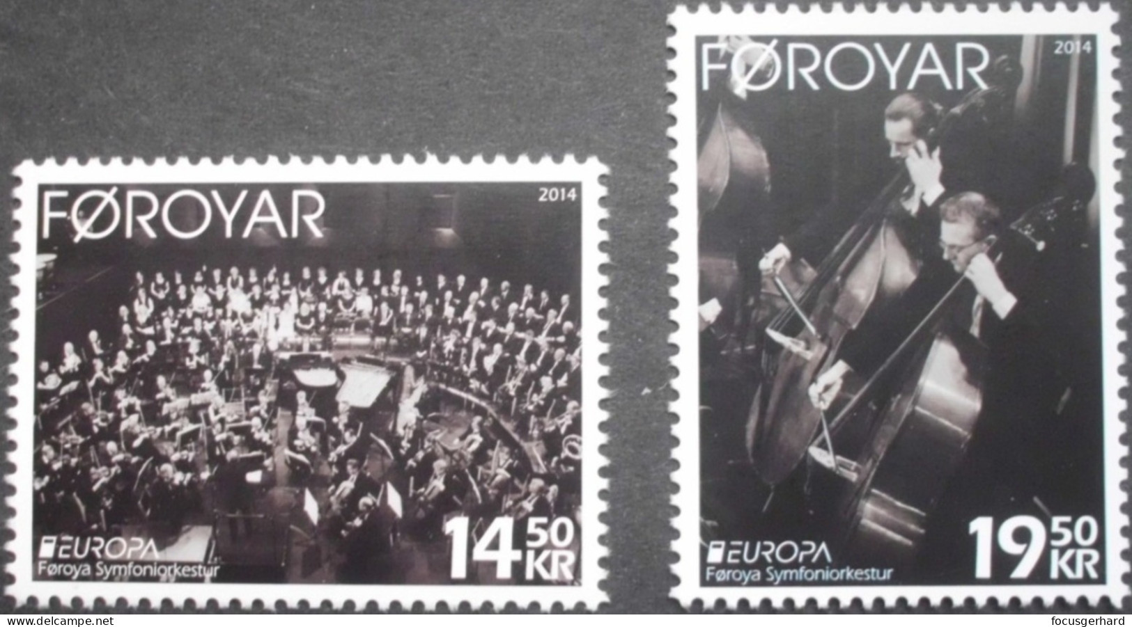 Färöer    Europa    Cept  Musikinstrumente  2014 ** - 2014