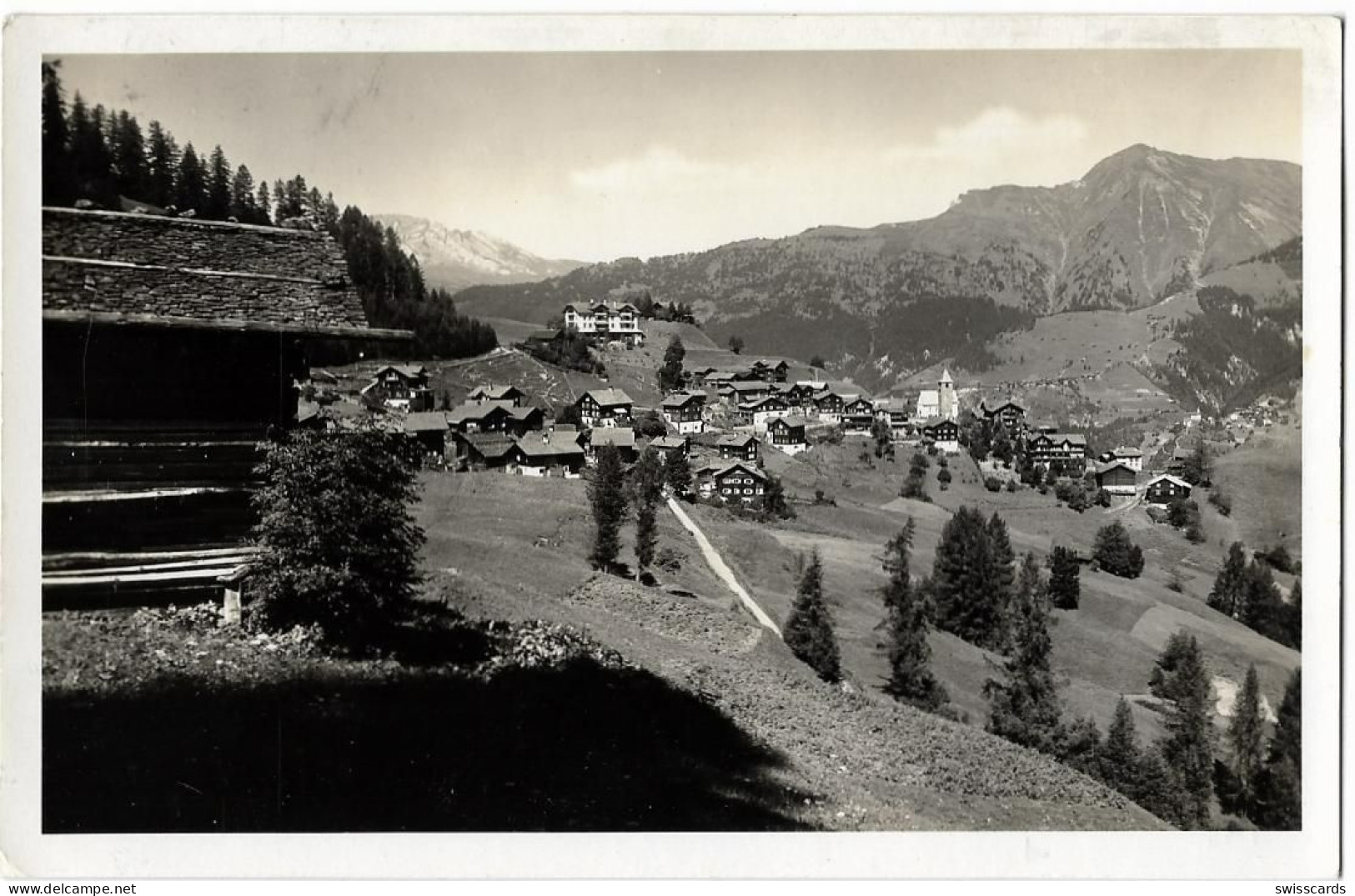 TSCHIERTSCHEN: Foto-AK 1938 - Tschiertschen