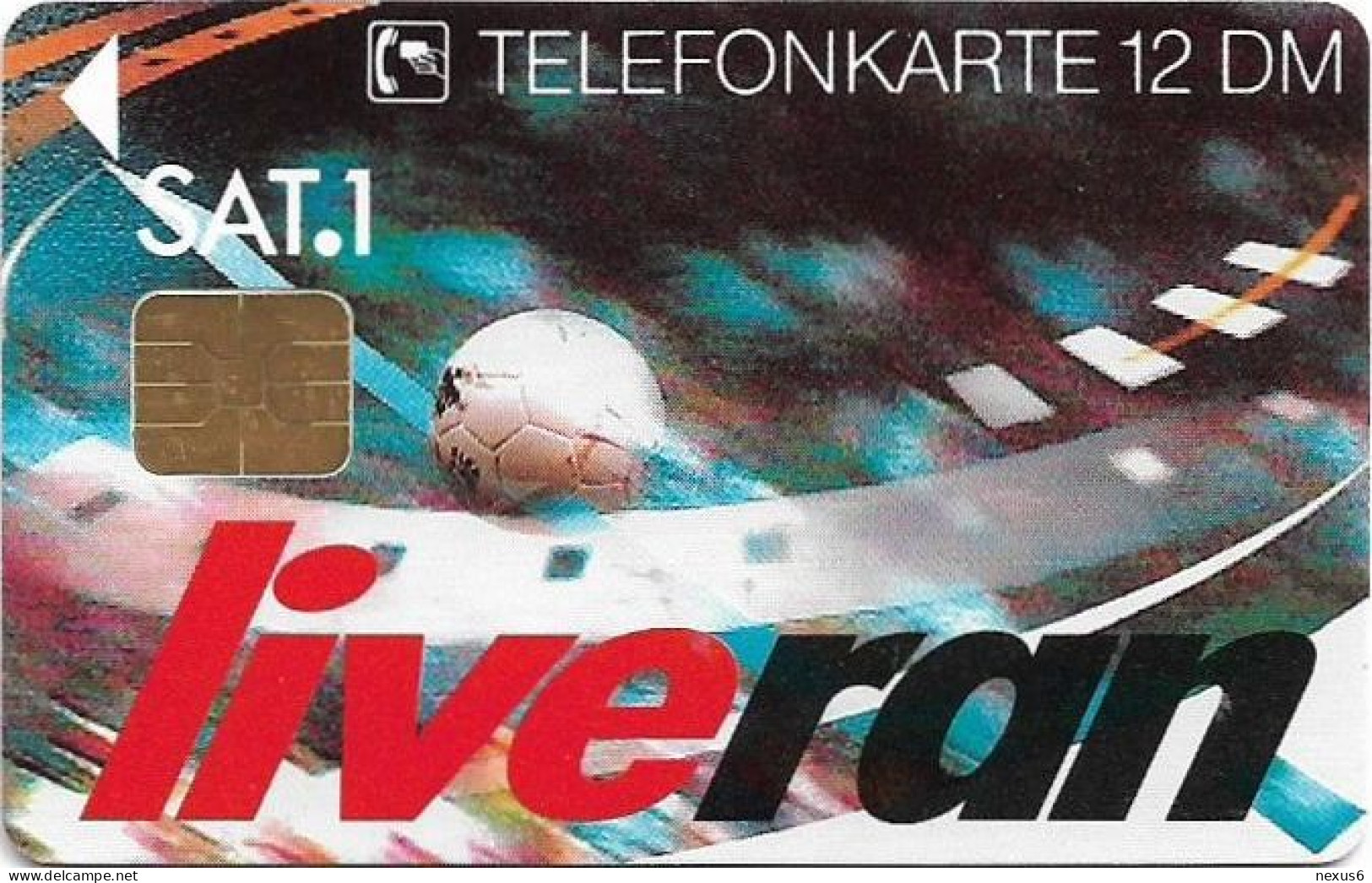 Germany - SAT 1 (4) - Live Ran, Fußball - K 0061 - 01.1994, 12DM, 3.000ex, Mint - K-Serie : Serie Clienti