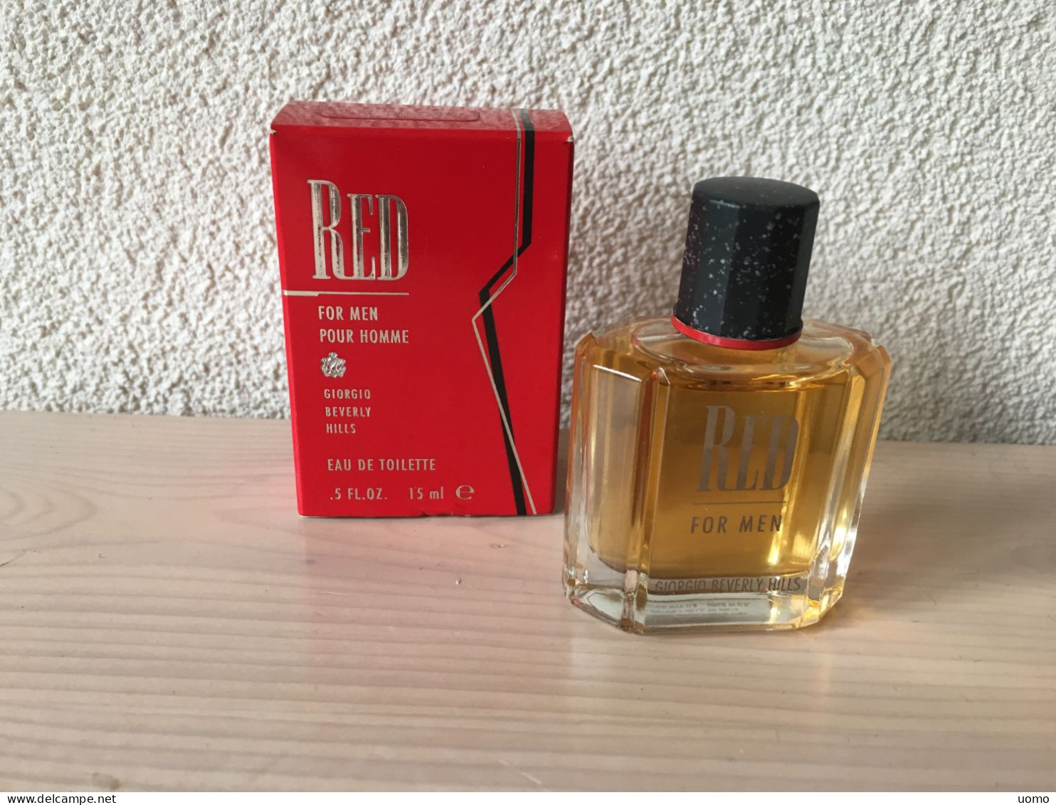 Red For Men EDT 15 Ml (Giorgio) - Miniatures Hommes (avec Boite)