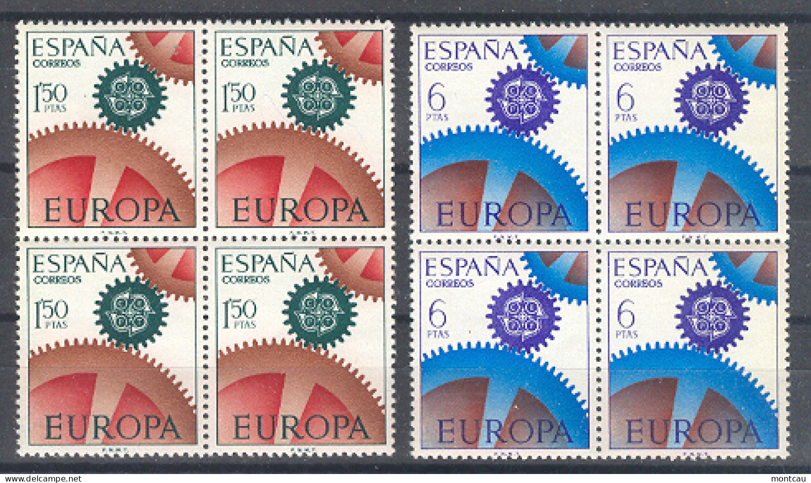 Spain 1967 - Europa Ed 1795-96 Bloque (**) - 1967