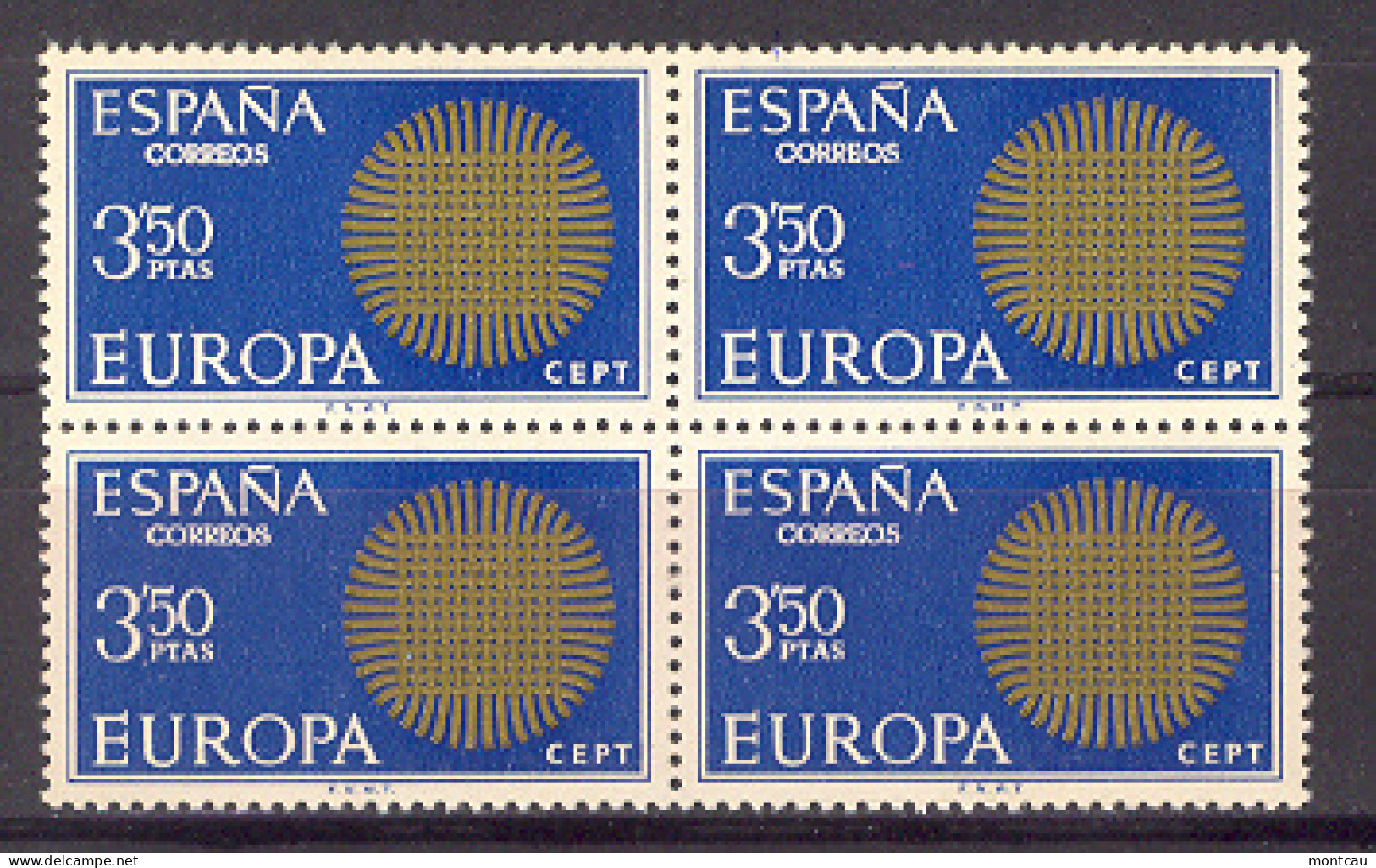 Spain 1970 - Europa Ed 1973 Bloque (**) - 1970