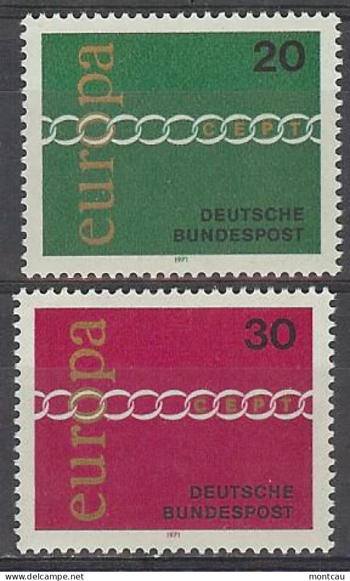 Germany 1971. Europa M=675-76 Y=538-39  (**) - 1971