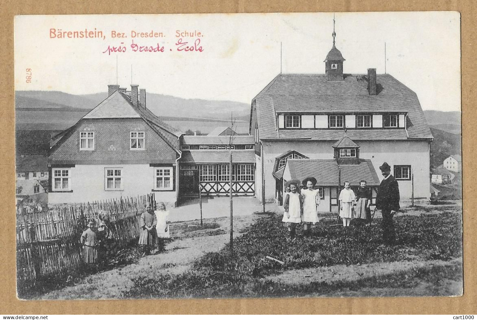 BARENSTEIN BEZ. DRESDEN SCHULE N°G217 - Baerenstein