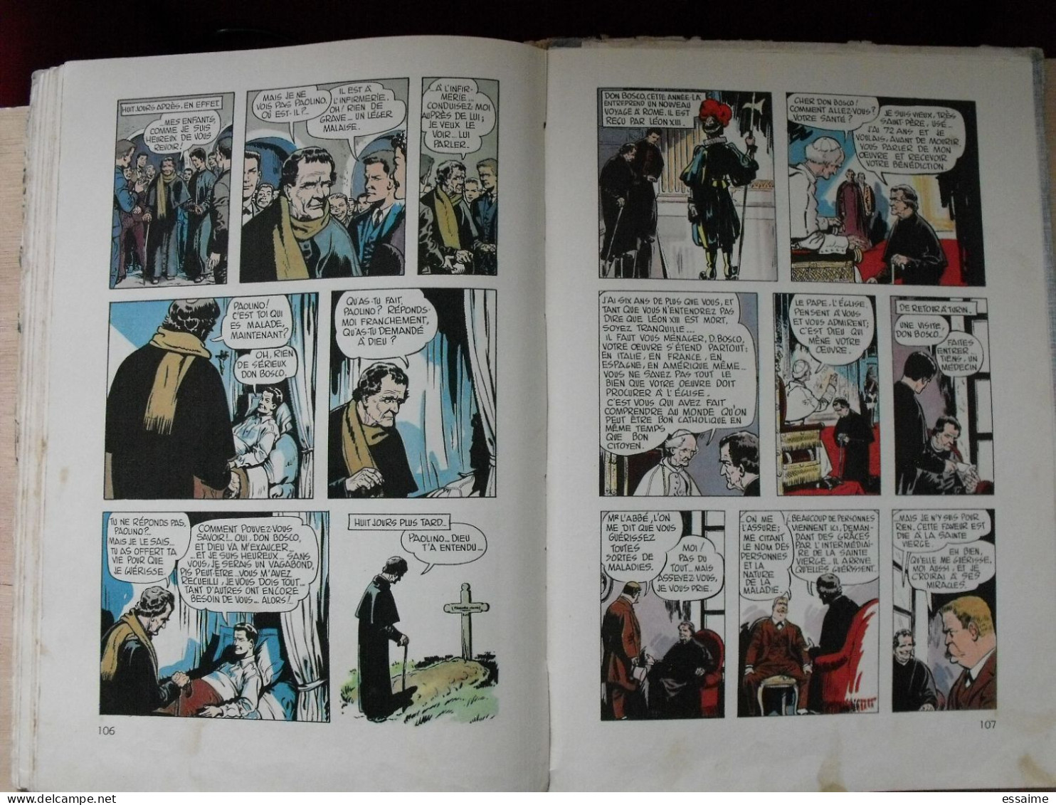 Don Bosco par Jijé. édition 1952. Dupuis paru dans "le journal de Spirou".