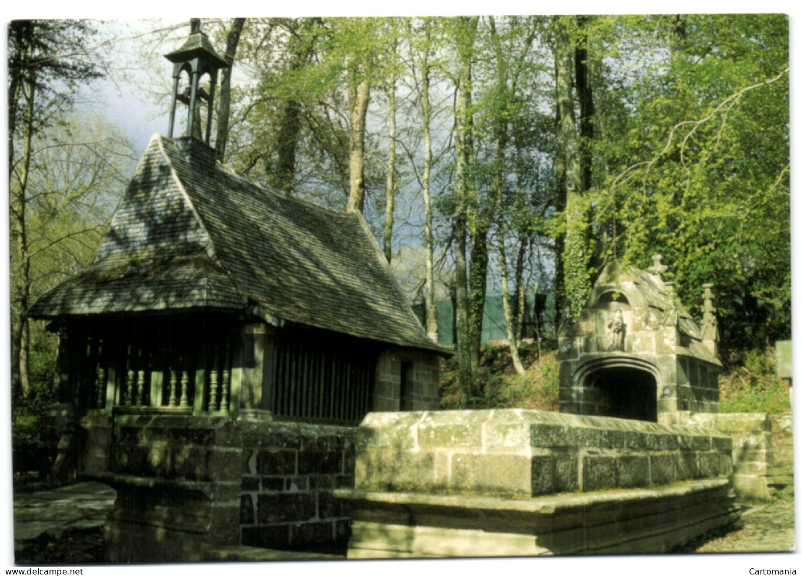 Abbaye De Daoulas (Finistère) - L'Oratoire Et La Fontaine - Daoulas