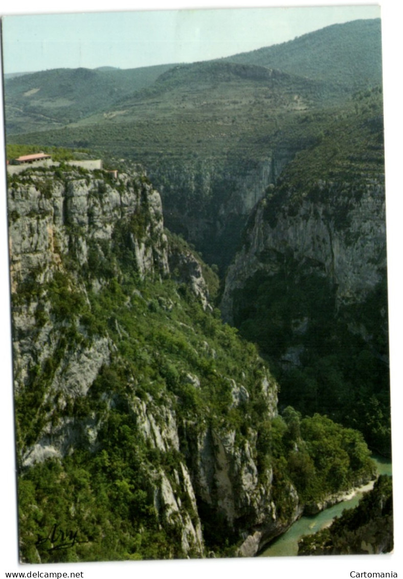 Les Gorges Pittoresques Du Verdon -  Le Relais Des Balcons - Le Verdon Au Passage De La Mescla - Comps-sur-Artuby