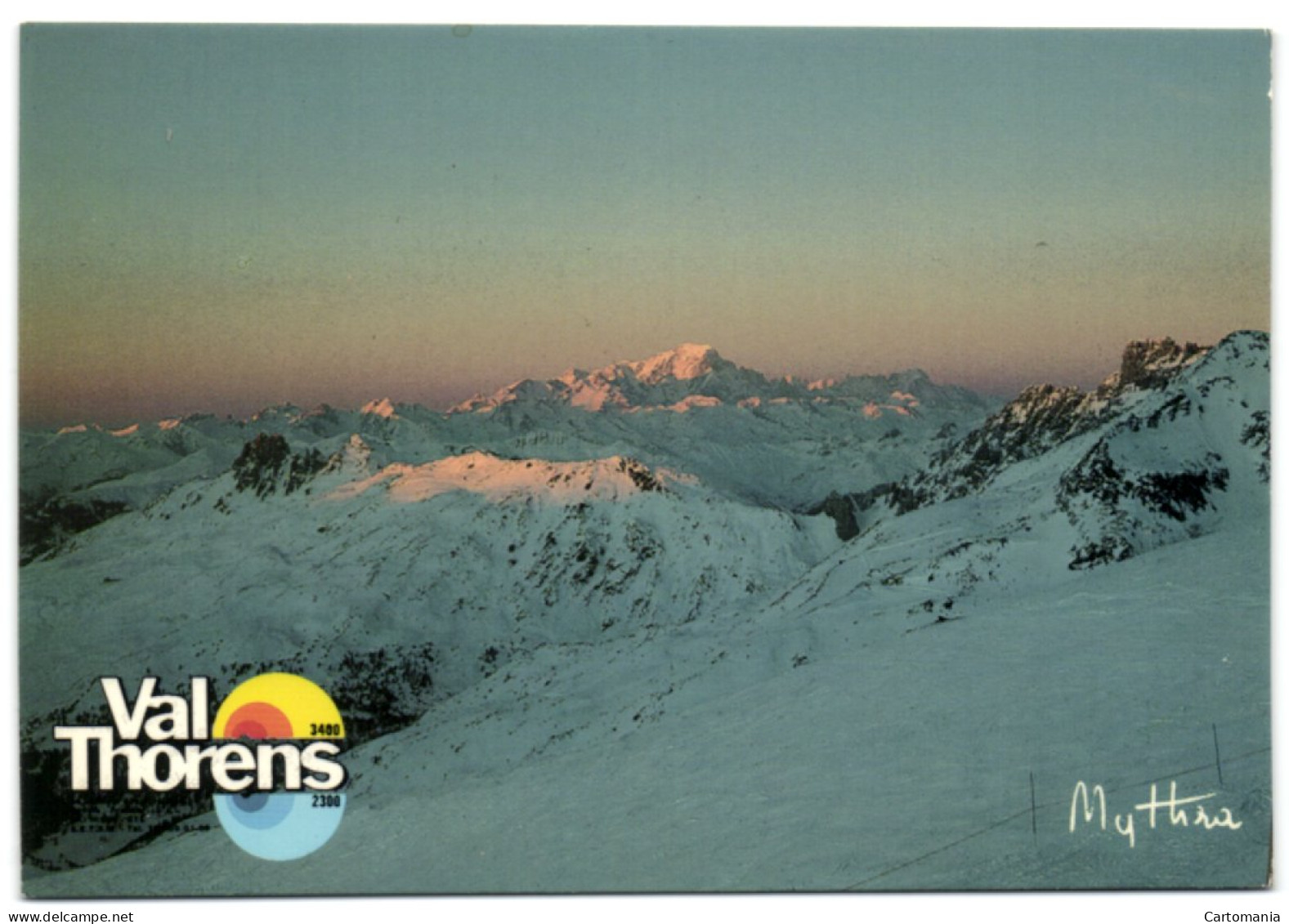 Val Thoren - LeMont-Blanc Vu Du Départ Des 3 Vallées - Val Thorens