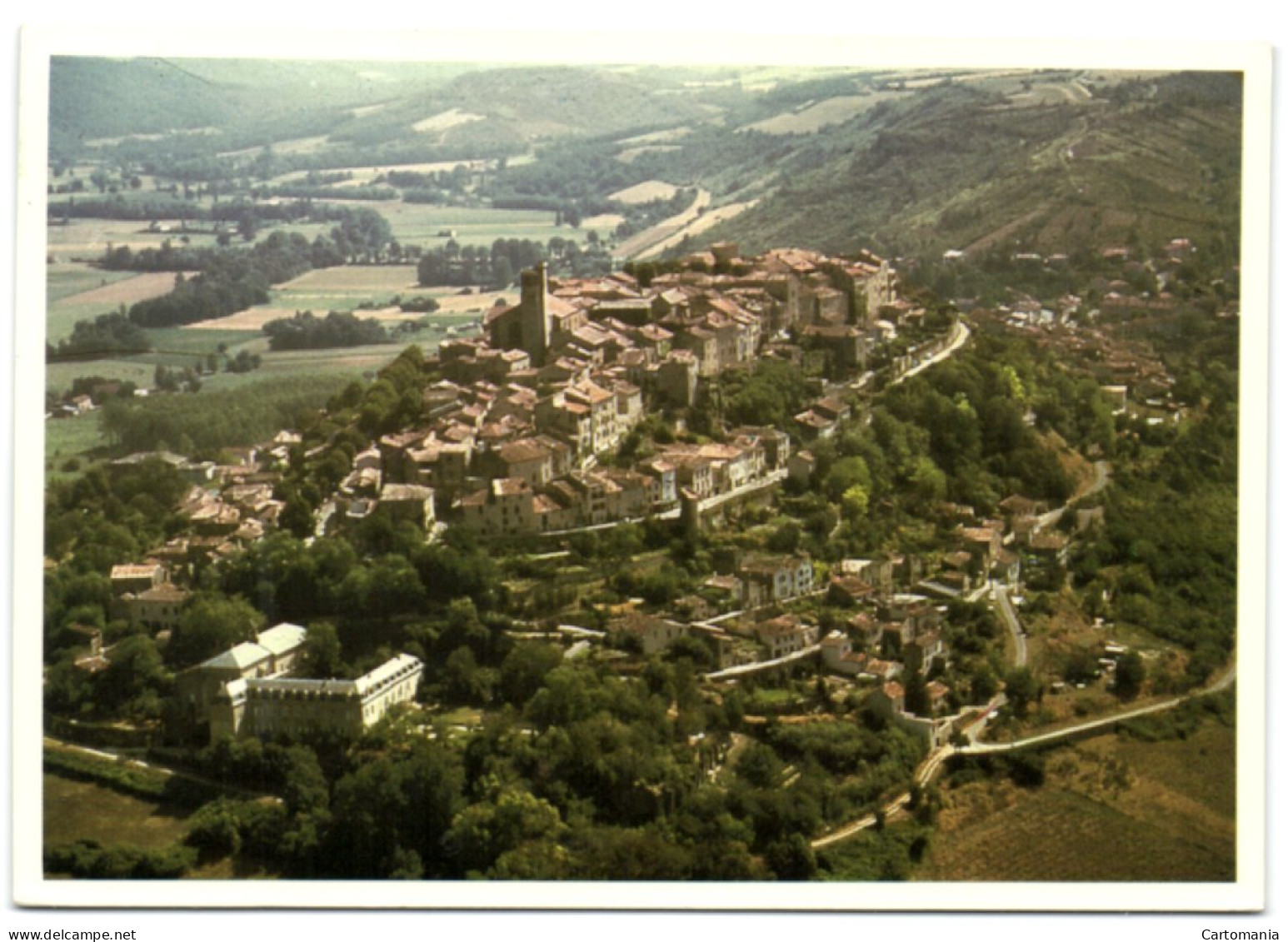 Cordes Sur Ciel - Vol Au Dessus Du Piton Moyennageux Côté Sud-Ouest - Cordes