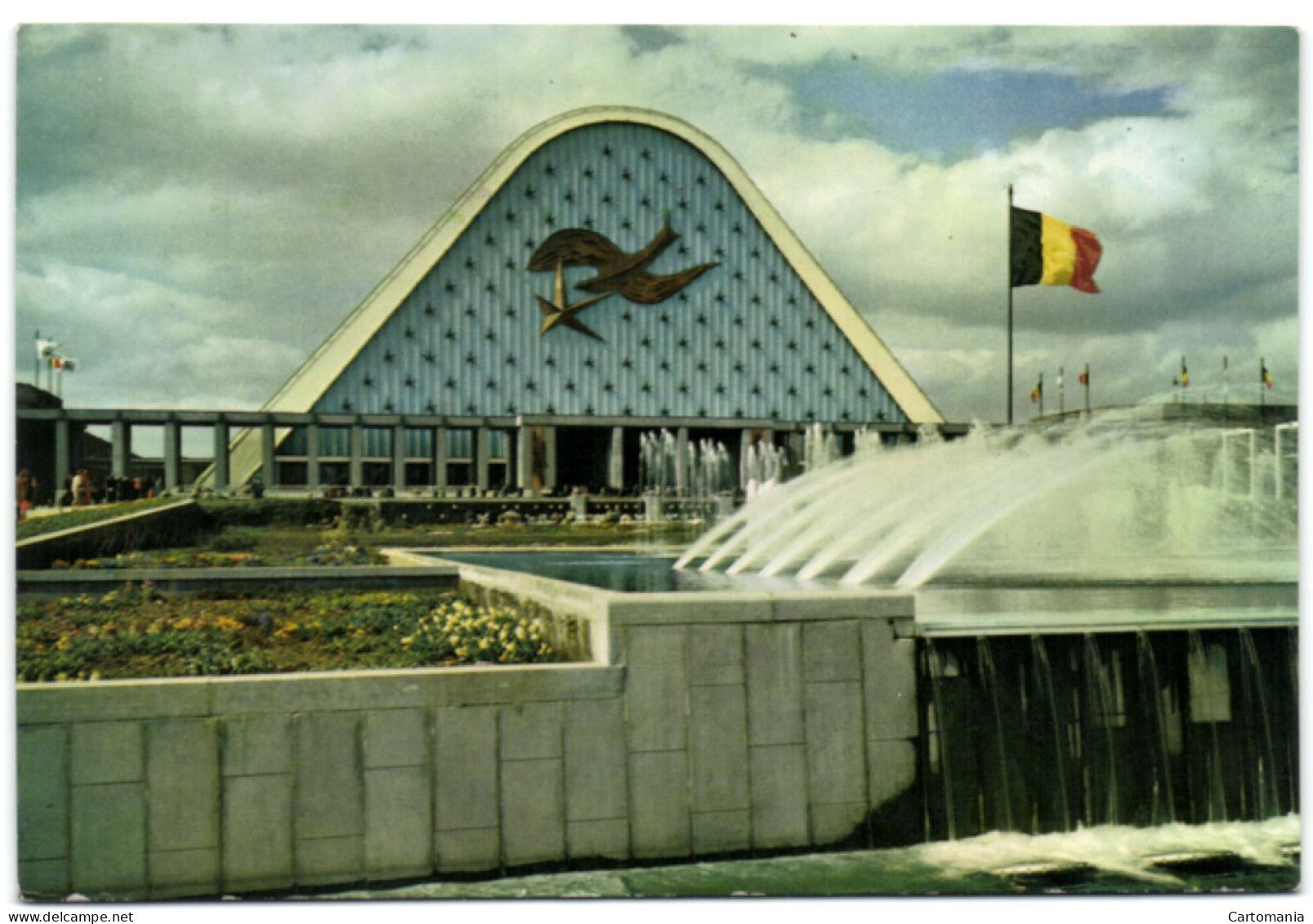 Exposition Universelle De Bruxelles 1958 - Façade Principale Des Grands Palais - Wereldtentoonstellingen