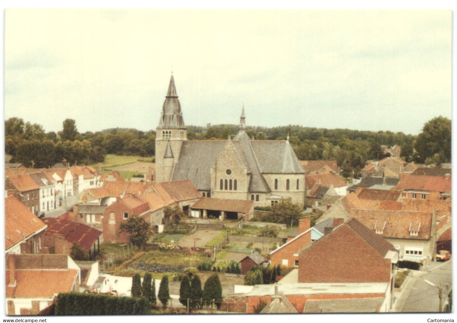 Antoing (Bruyelle) - Panorama - Eglise En Pierre De Lessines - Antoing