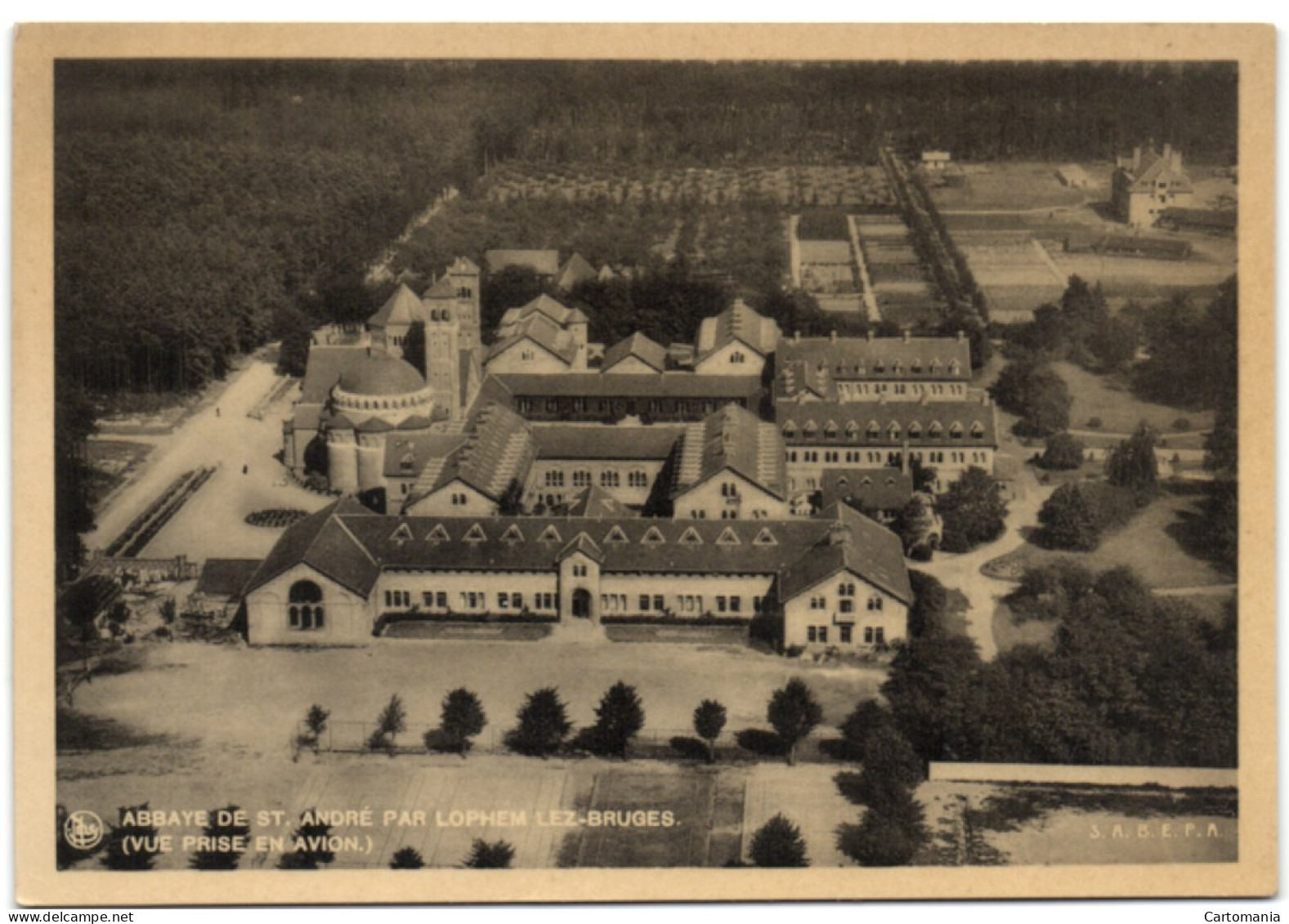 Abbaye De St. André Par Lophem Lez-Bruges - Vue Prise En Avion - Zedelgem