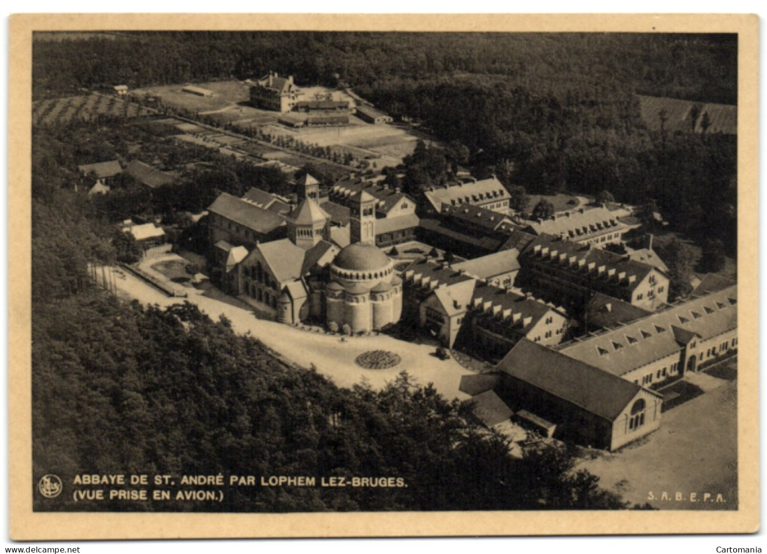 Abbaye De St. André Par Lophem Lez-Bruges - Vue Prise En Avion - Zedelgem