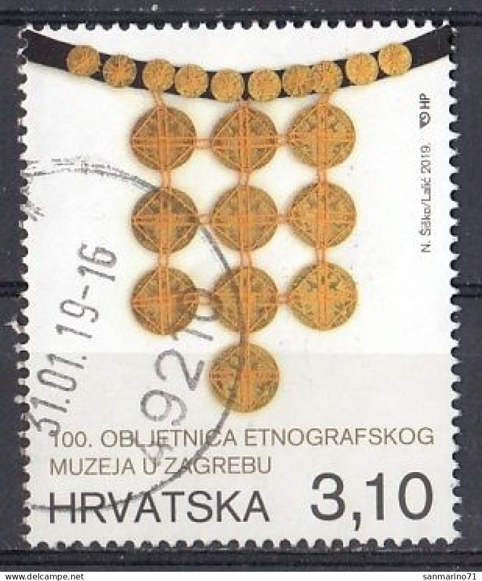 CROATIA 1355,used,falc Hinged - Museums
