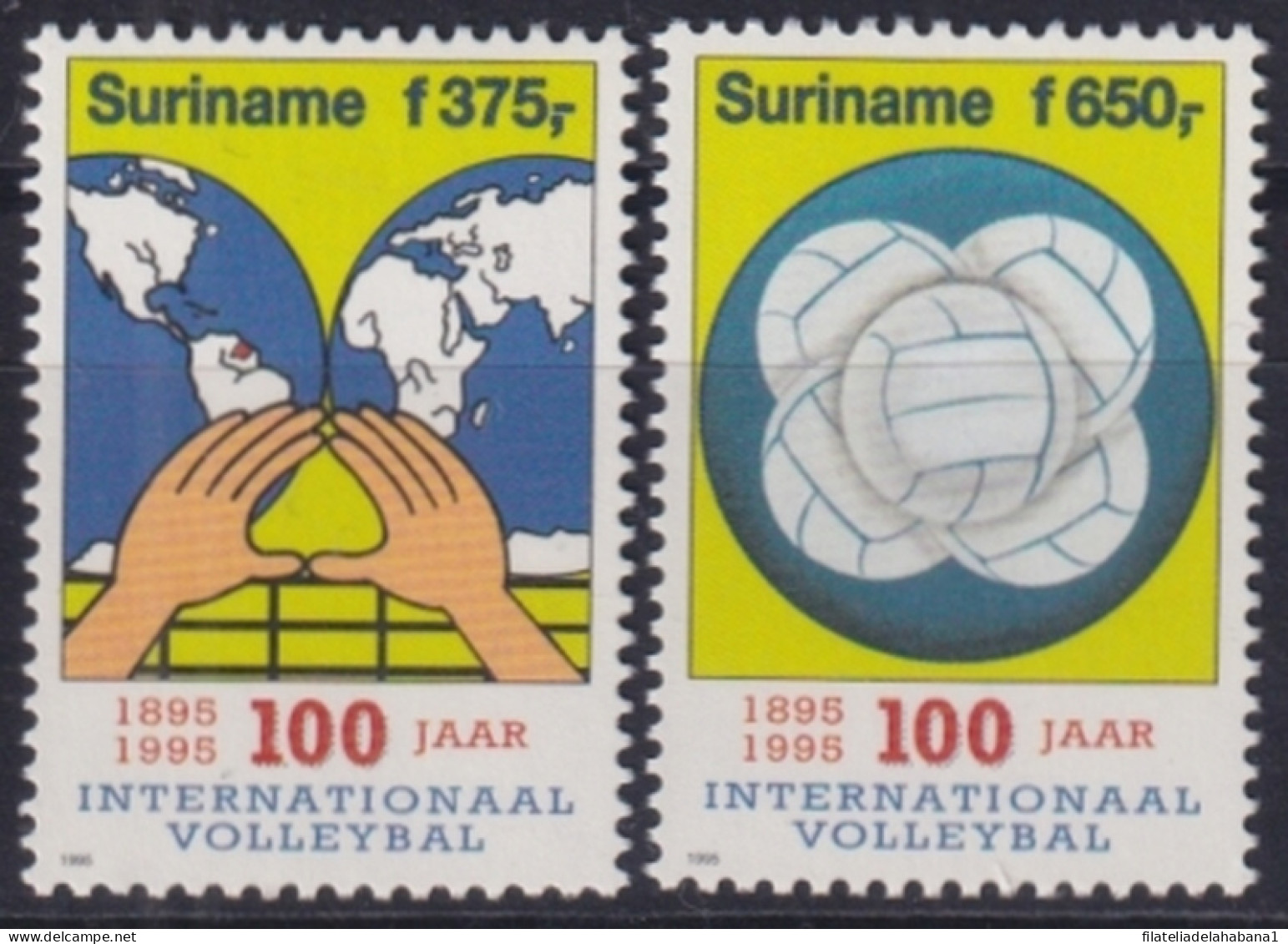 F-EX44307 SURINAME MNH 1995 VOLLEYBALL CHAMPIONSHIP.  - Volley-Ball