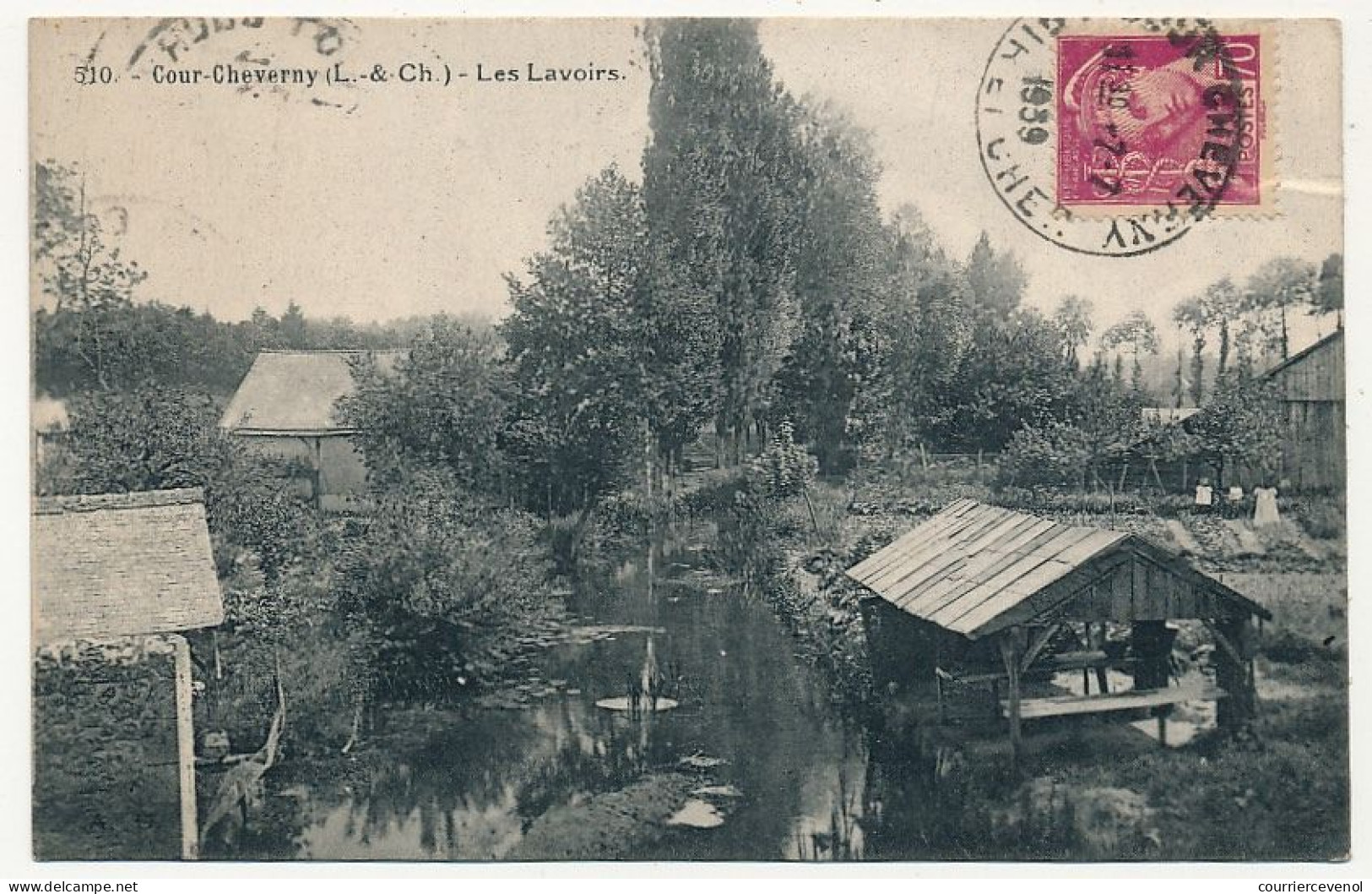 CPA - COUR-CHEVERNY (Loir Et Cher) - Les Lavoirs - Cheverny