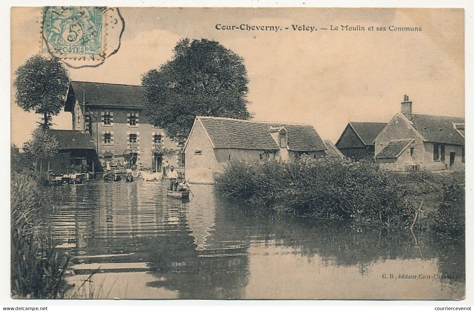 CPA - COUR-CHEVERNY (Loir Et Cher) - Voley - Le Moulin Et Ses Communs - Cheverny