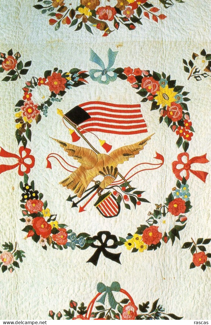CPM - L - USA - ETATS UNIS - DETAIL OF AN ALBUM QUILT MADE IN BALTIMORE SOMETIME BETWEEN 1845 AND 1852 - Baltimore