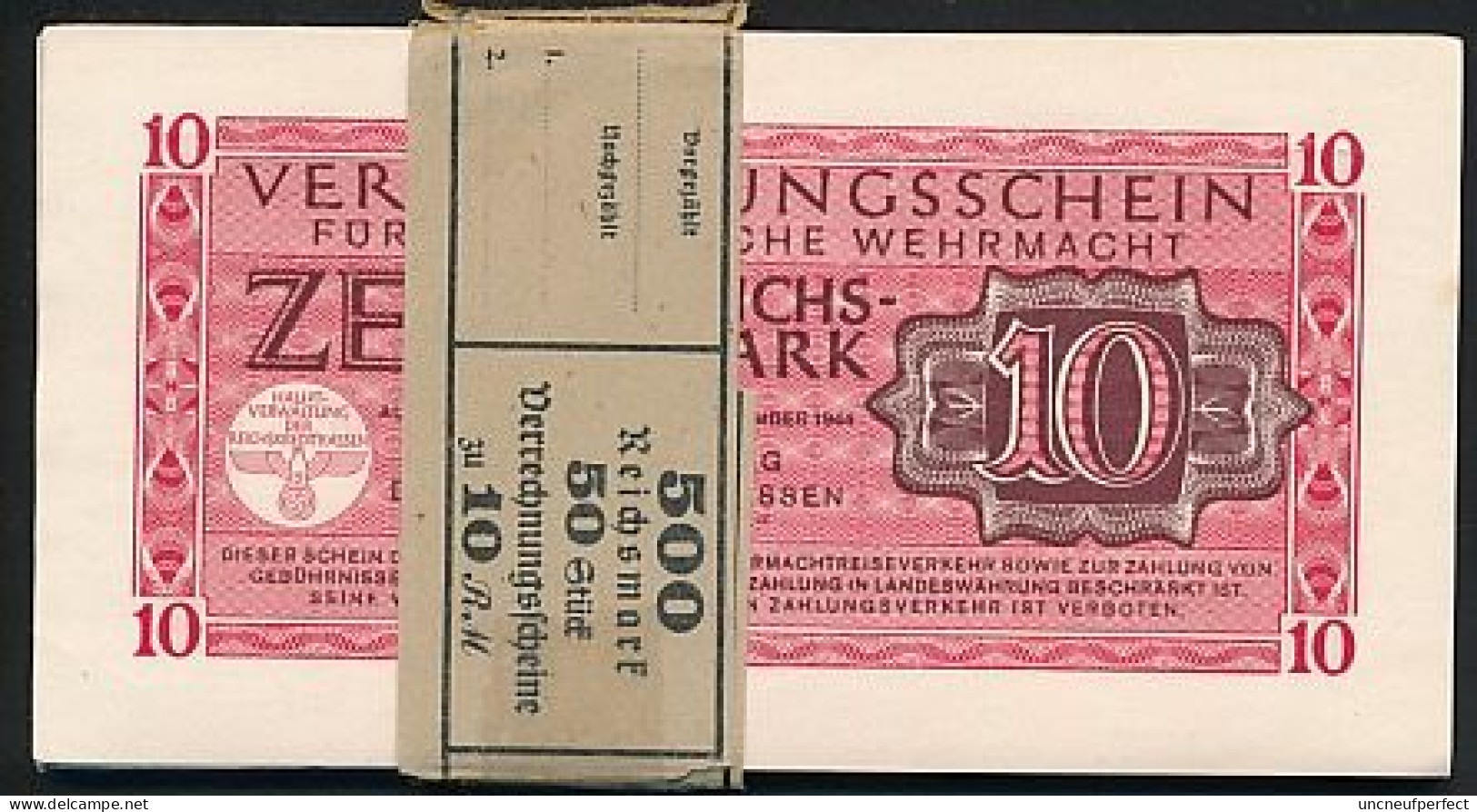 P M40 Ro513  DWM-10. 10 REICHSMARK 1944/45   UNC NEUF - Verrechnungsscheine - Dt. Wehrmacht