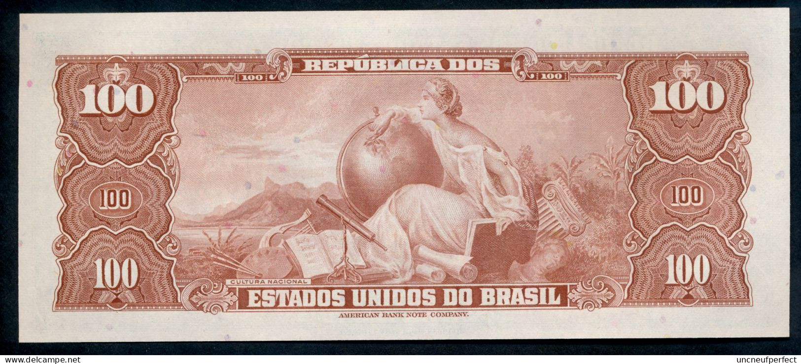 Brésil P 170c * 100 Cruzeiros  1964 * UNC NEUF * Série 1443  N° 019085. - Brésil