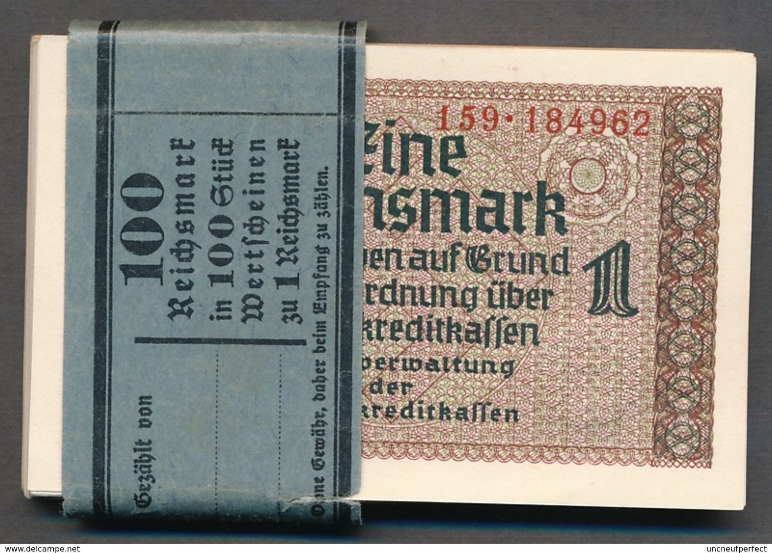 P-R136a  Ro551  ZWK-2a  1 Reichsmark 1939/44 ** UNC NEUF ** - Sonstige & Ohne Zuordnung