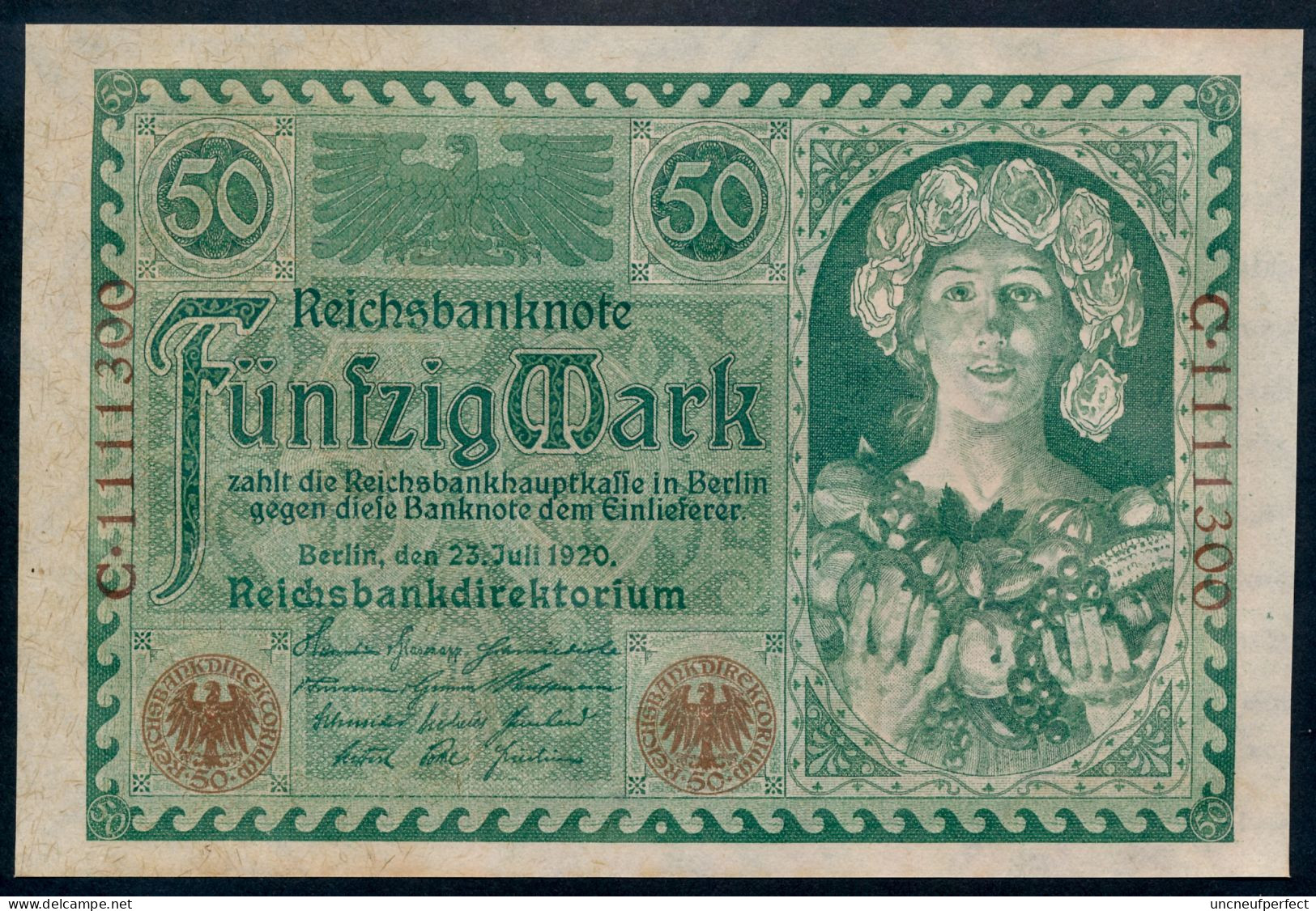 P68 Ro66 DEU-74  50 Mark 23.7.1920 UNC NEUF - 50 Mark