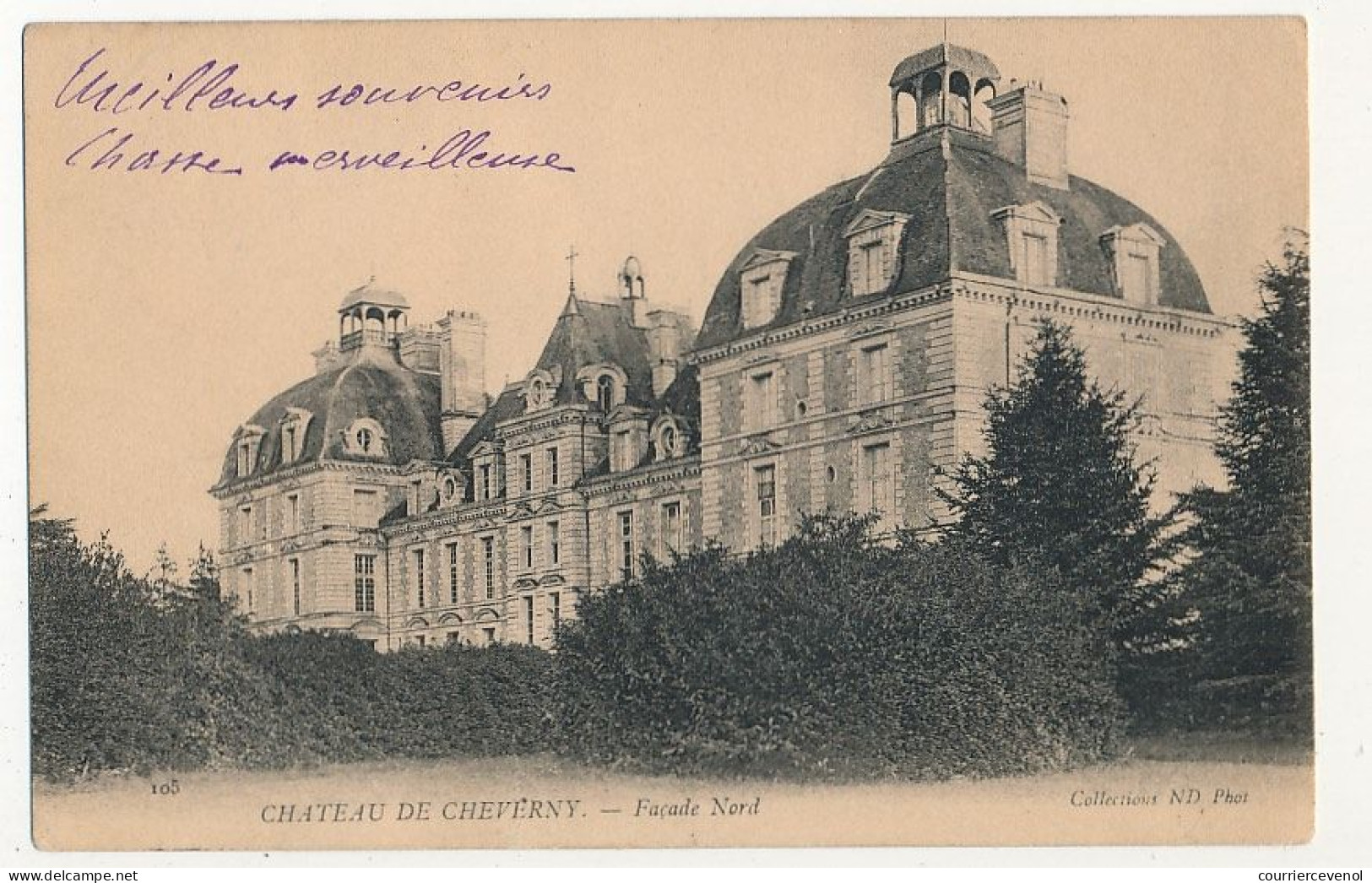 3 CPA - CHEVERNY (Loir Et Cher) - Le Chateau De Cheverny - Cheverny