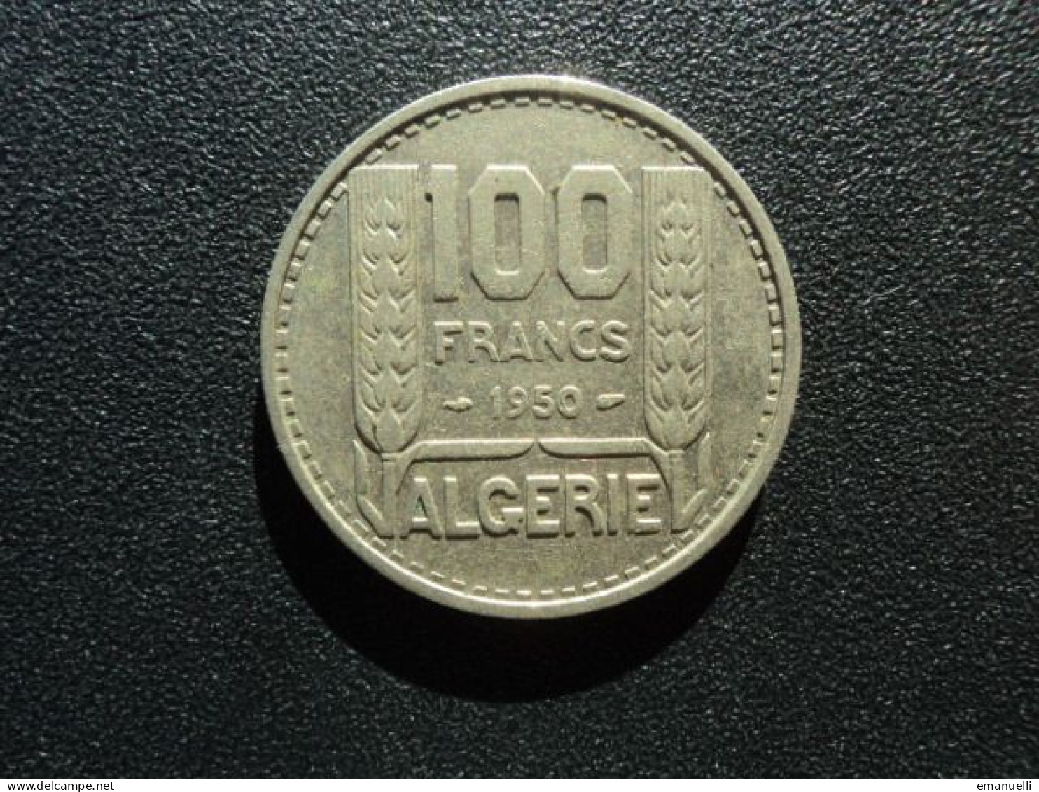 ALGÉRIE : 100 FRANCS   1950  *   G.55 / KM 93      SUP - Algérie