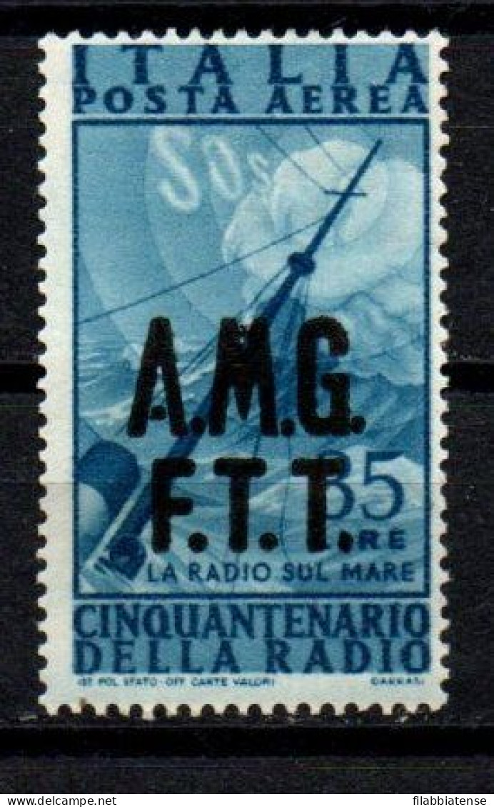 1947 - Trieste A  PA 11 Invenzione Della Radio    ------- - Poste Aérienne