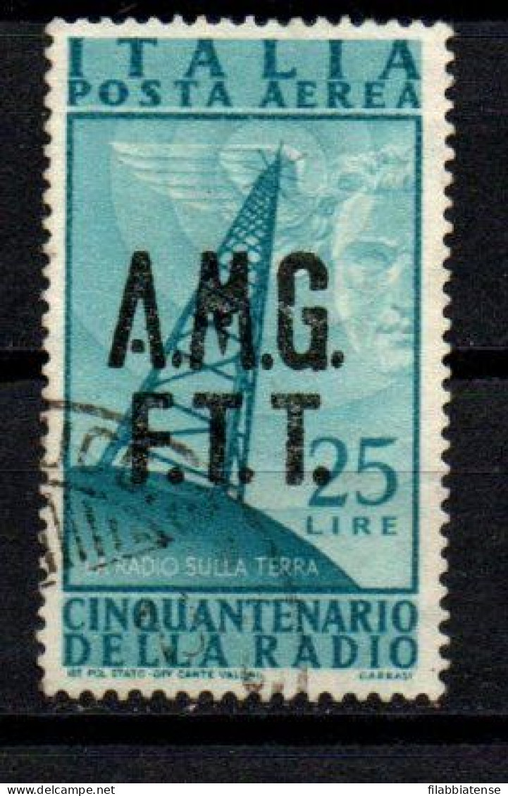 1947 - Trieste A  PA 10 Invenzione Della Radio    ------- - Poste Aérienne