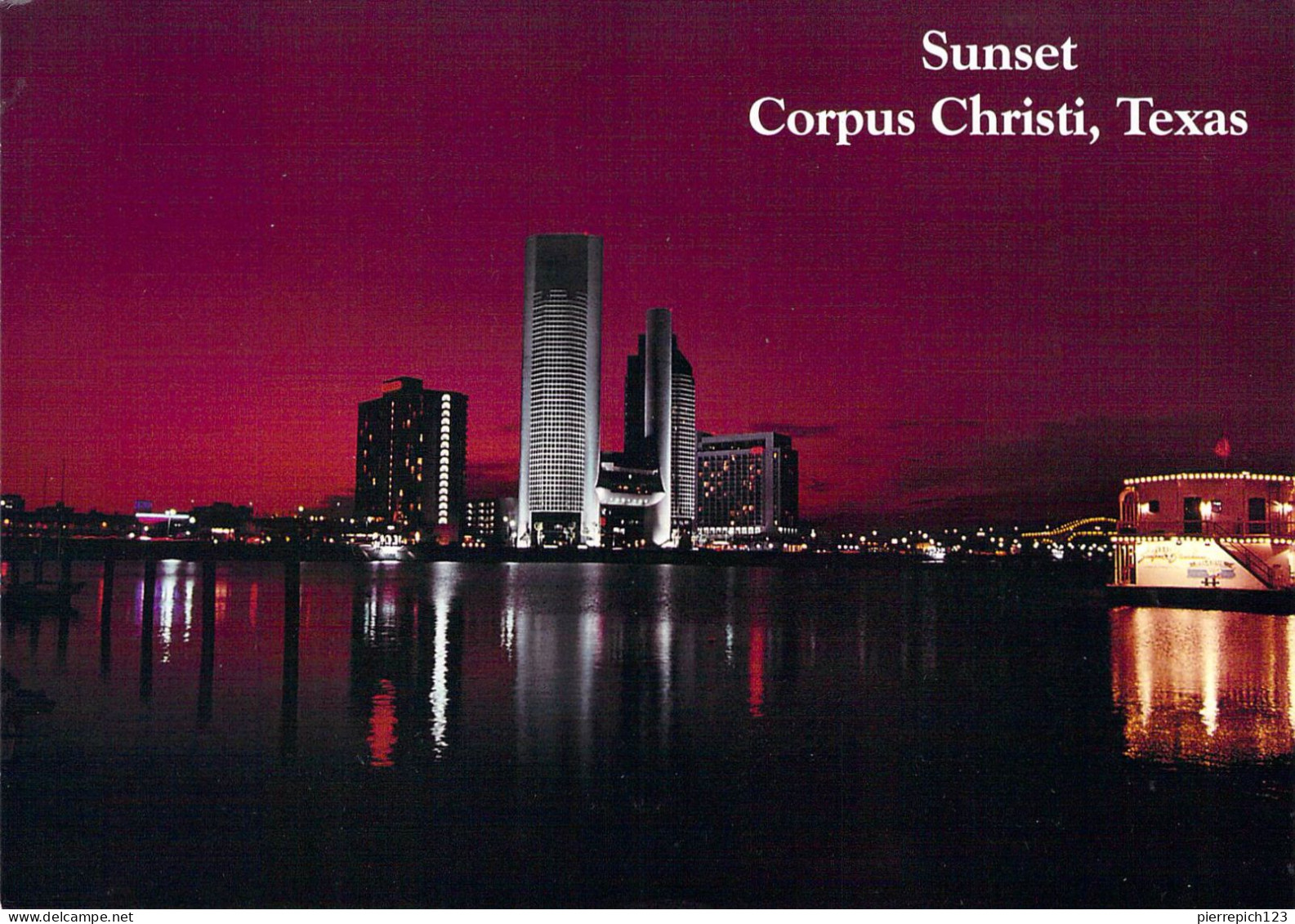 Corpus Christi - Vue Nocturne Sur La Ville Illuminée - Corpus Christi