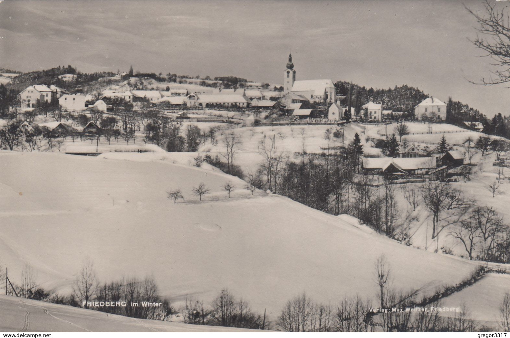 D6325) FRIEDBERG Im WINTER - Sehr Schöne Verschneite Ansicht ALT ! 1932 - Friedberg