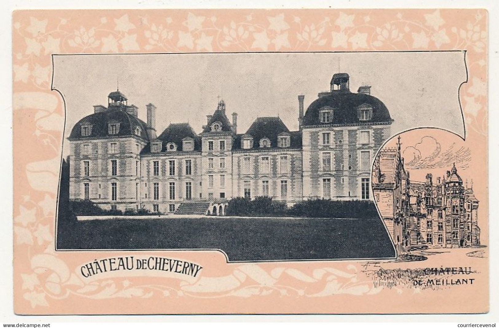12 CPA - CHEVERNY (Loir Et Cher) - Le Chateau / Lot De 12 Cartes Toutes Différentes (dont 1 Carte Dos Blanc Non Imprimé) - Cheverny